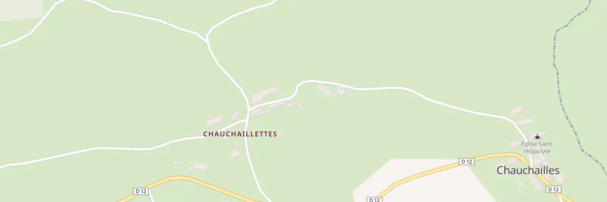 Plan du 5032 Chauchaillettes à Chauchailles