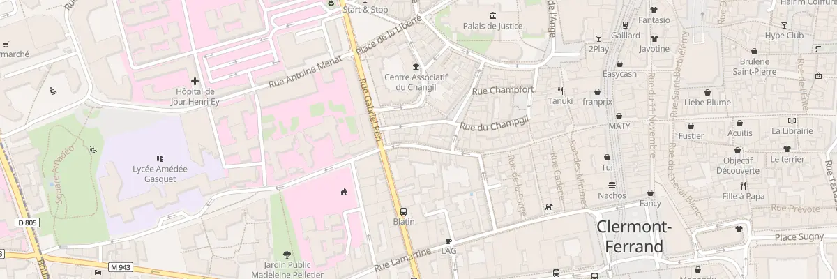 Plan du 50 Rue Saint-Dominique à Clermont-Ferrand