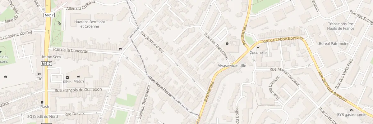 Plan du 34 Rue Jeanne d’Arc à Marcq-en-Barœul