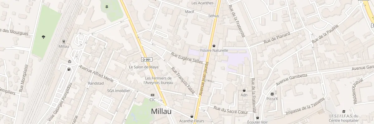 Plan du 2B Rue Eugène Selles à Millau