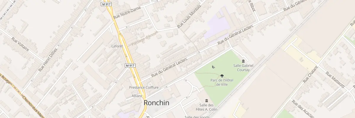 Plan du 35 Rue du Général Leclerc à Ronchin