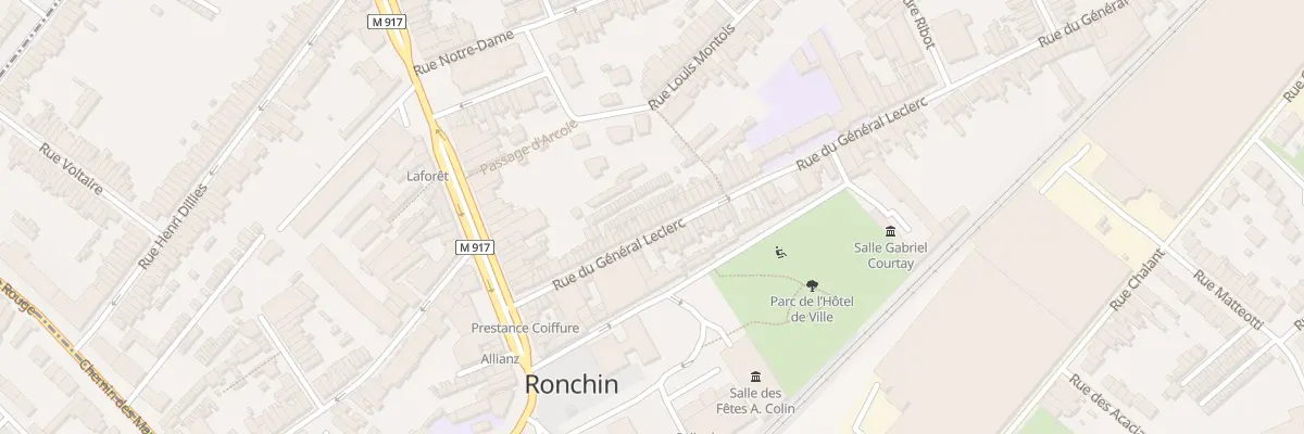 Plan du 37 Rue du Général Leclerc à Ronchin