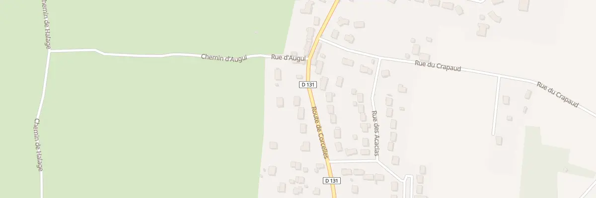 Plan du 95 Rte de Corcelles à Marzy