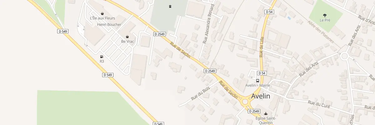 Plan du 21B Rue de Seclin à Avelin