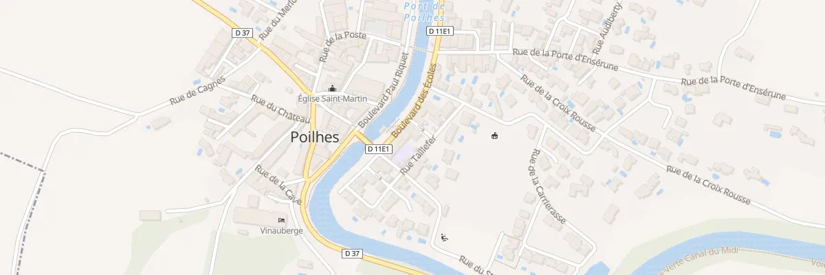 Plan du 19 Bd des Ecoles à Poilhes