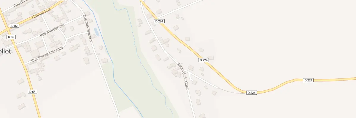 Plan du 2 Rue de la Bourgeoisie à Dollot