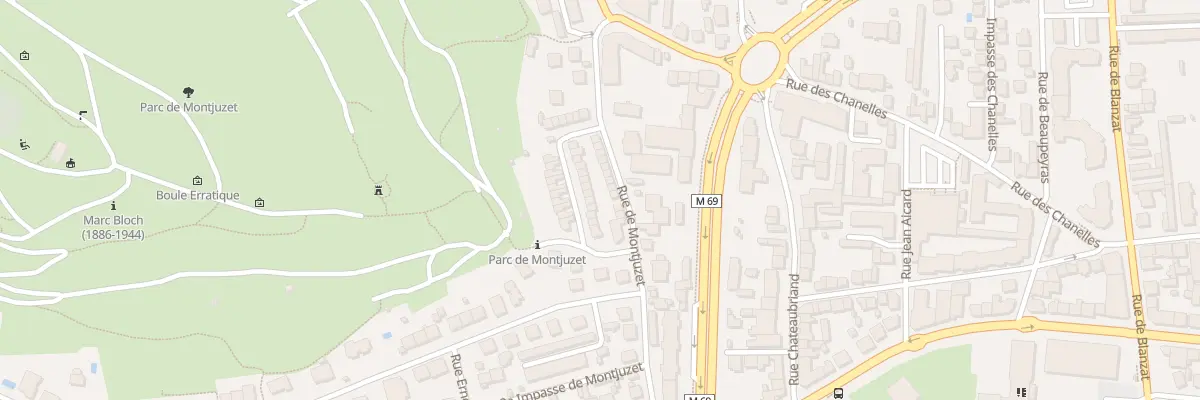 Plan du 5 Rue nouvelle de Montjuzet à Clermont-Ferrand