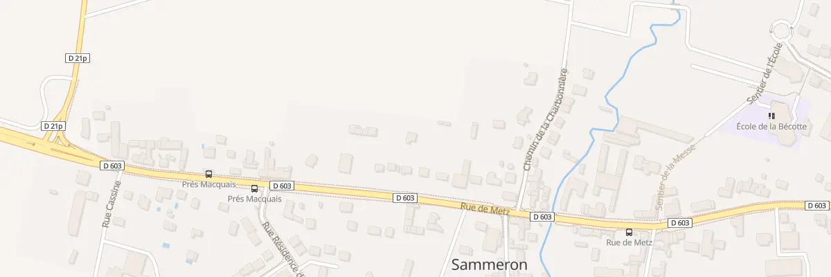Plan du 60B Rue de Metz à Sammeron