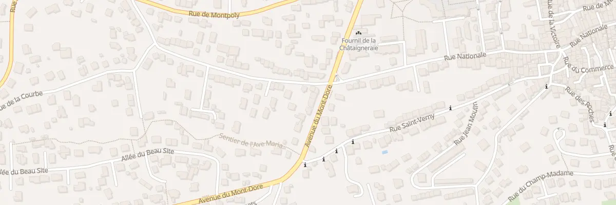 Plan du 50 Av du Mont-Dore à Beaumont
