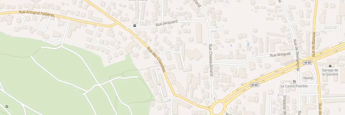 Plan du 84B Rue des Chanelles à Clermont-Ferrand