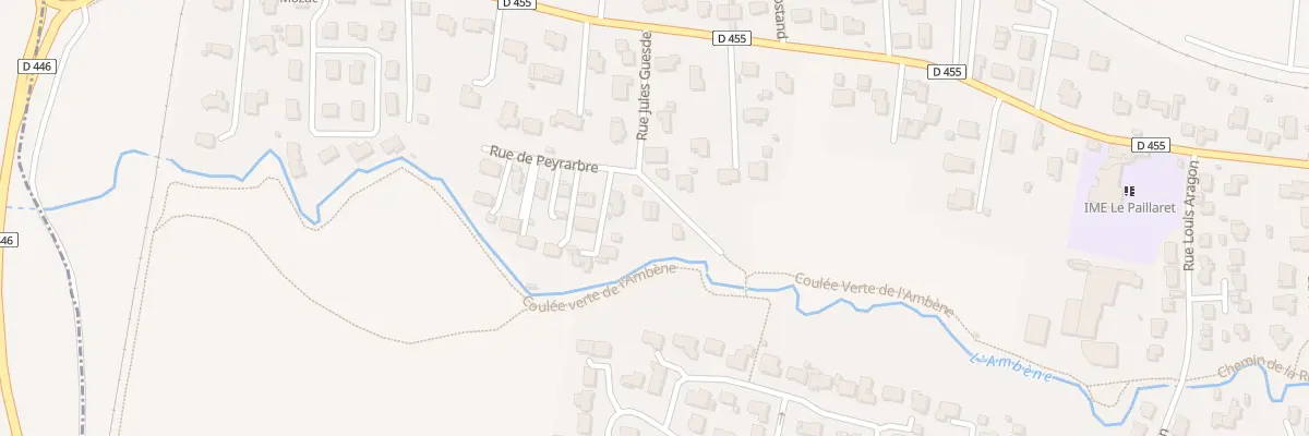 Plan du 12 Rue Jules Guesde à Mozac