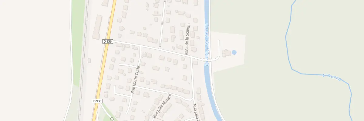 Plan du 14 Rue de la Tuilerie à Mareuil-sur-Ourcq