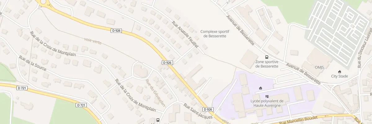 Plan du 5 Rue Jean Roux à Saint-Flour