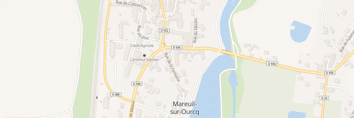 Plan du 3B Rue de la Fontaine à Mareuil-sur-Ourcq