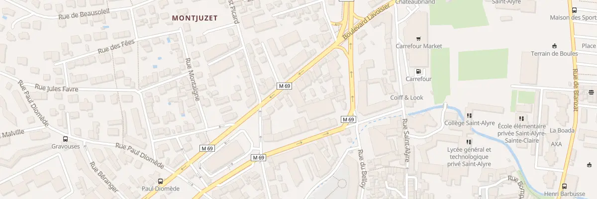 Plan du 71 Bd Lavoisier à Clermont-Ferrand