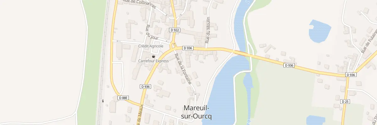 Plan du 5 Rue de la Fontaine à Mareuil-sur-Ourcq