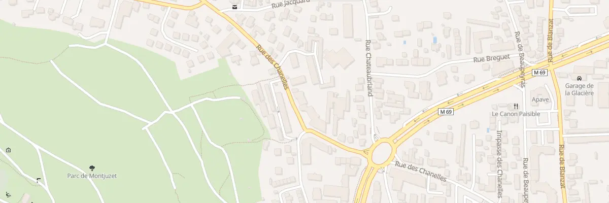 Plan du 76 Rue des Chanelles à Clermont-Ferrand