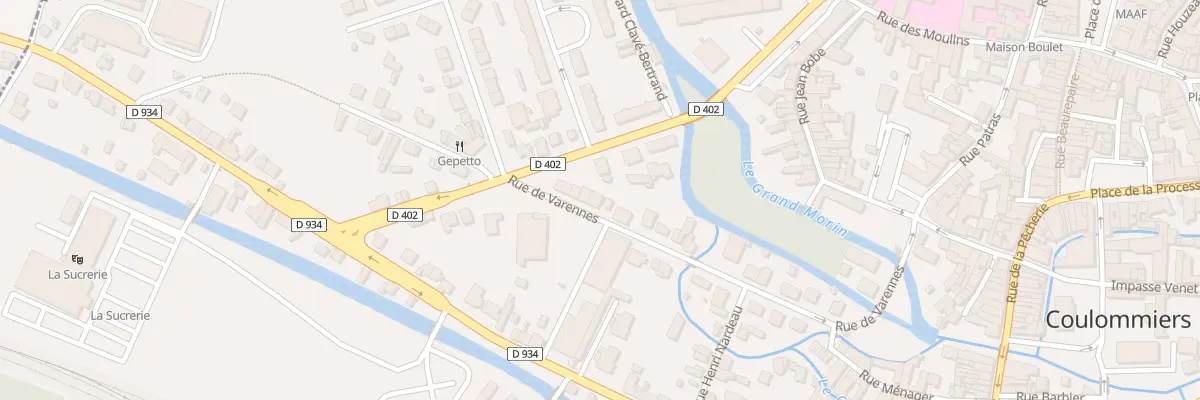 Plan du 28 Rue de Varennes à Coulommiers
