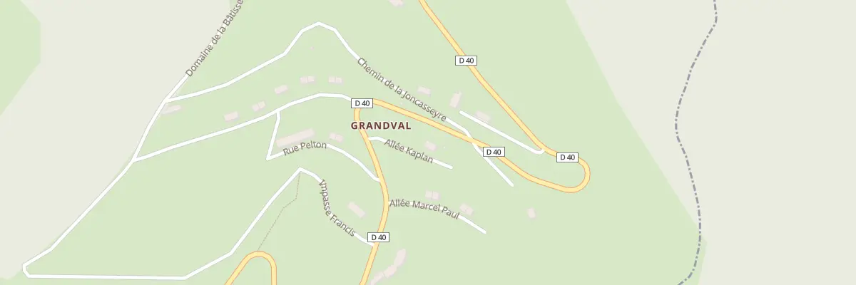 Plan du 1 All Kaplan à Neuvéglise-sur-Truyère