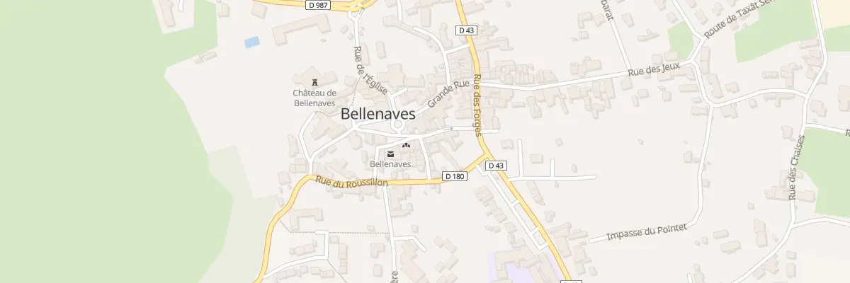 Plan du 4 Rue Bertin à Bellenaves