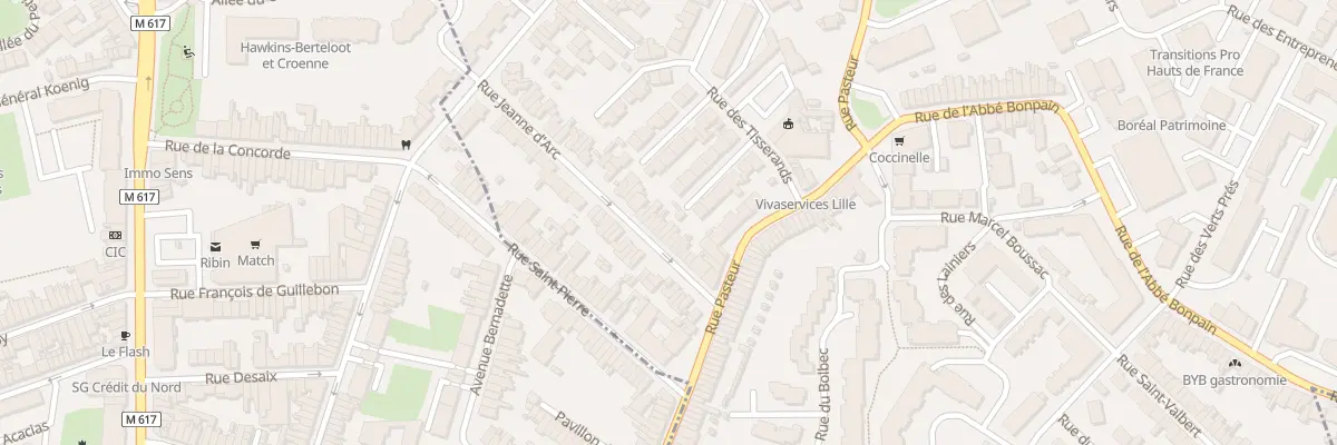 Plan du 20 Rue Jeanne d’Arc à Marcq-en-Barœul