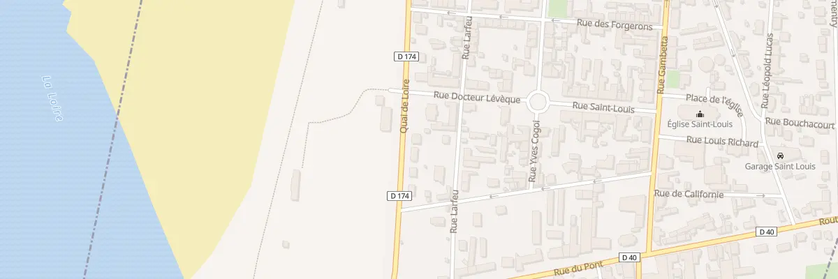 Plan du 8 Quai de Loire à Fourchambault