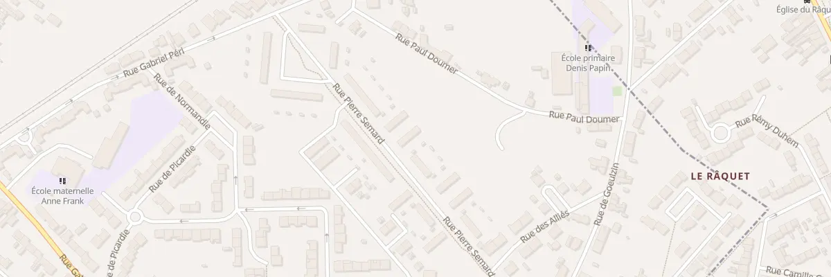 Plan du 43 Rue Pierre Semard à Lambres-lez-Douai