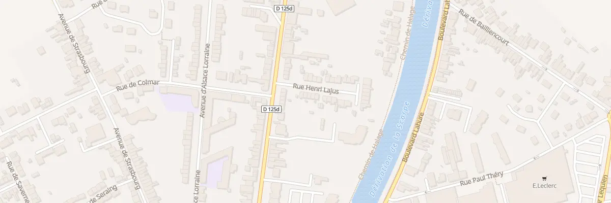 Plan du 44 Rue Henri Lajus à Douai