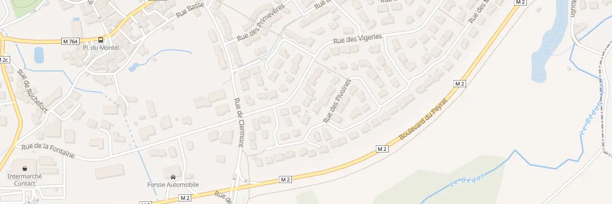 Plan du 96 Rue des Vigeries à Blanzat