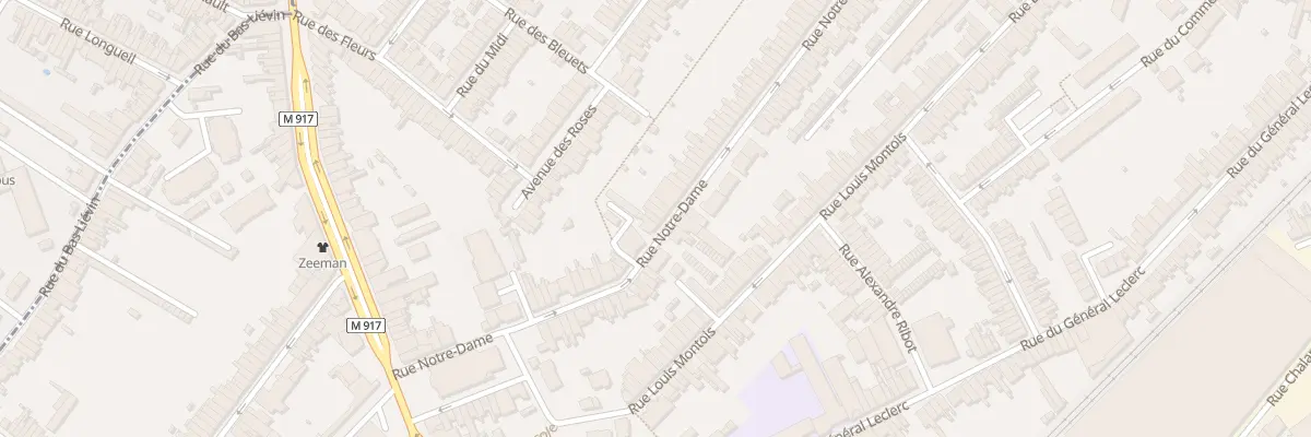 Plan du 37 Rue Notre Dame à Ronchin