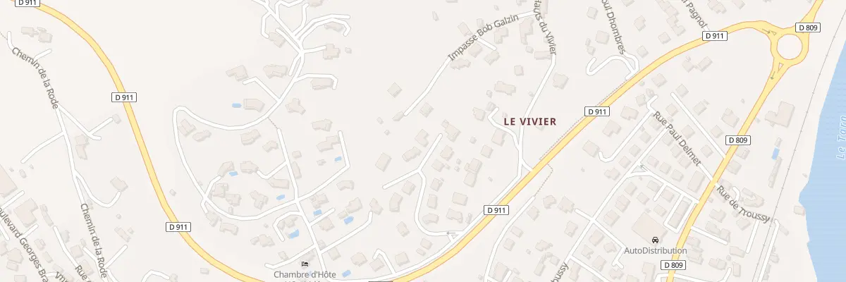 Plan du 315L Rue Les Hauts du Vivier à Millau