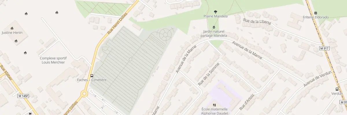 Plan du 35 Rue de la Marne à Faches-Thumesnil