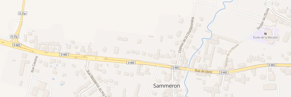 Plan du 58 Rue de Metz à Sammeron