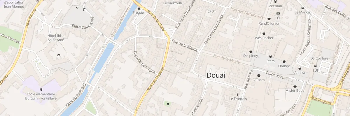 Plan du 13 Rle Verjus à Douai