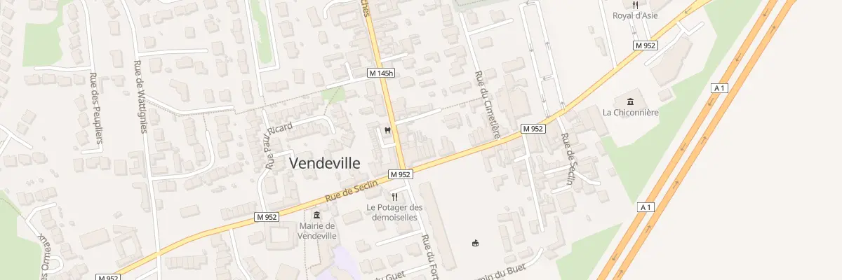 Plan du 58 Rue de Seclin à Vendeville