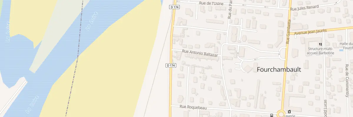Plan du 44 Quai de Loire à Fourchambault
