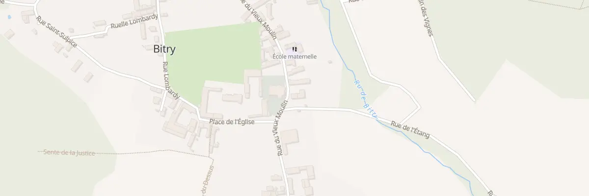 Plan du 18 Rue du Vieux Moulin à Bitry