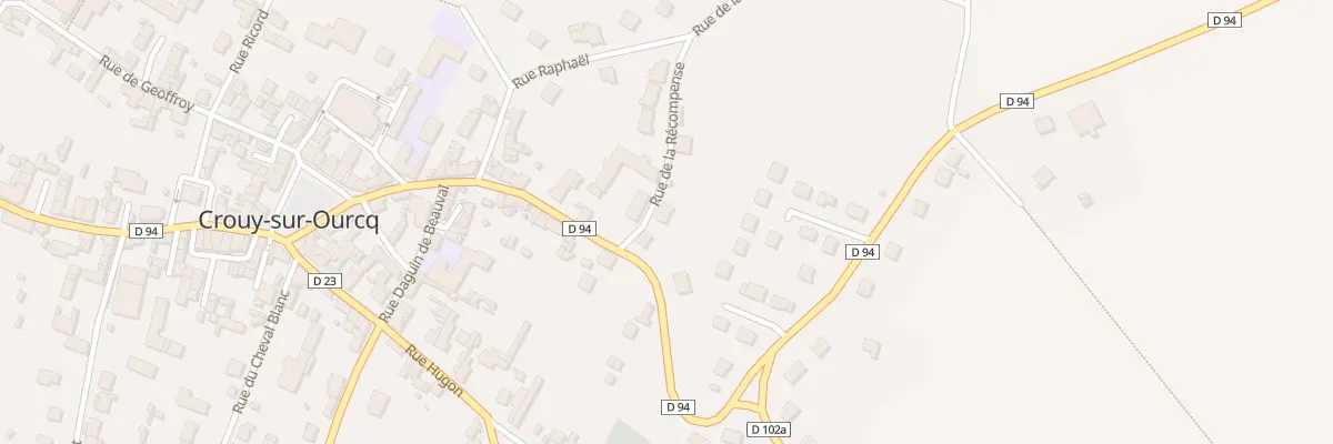 Plan du 9004 Rue de la Récompense à Crouy-sur-Ourcq