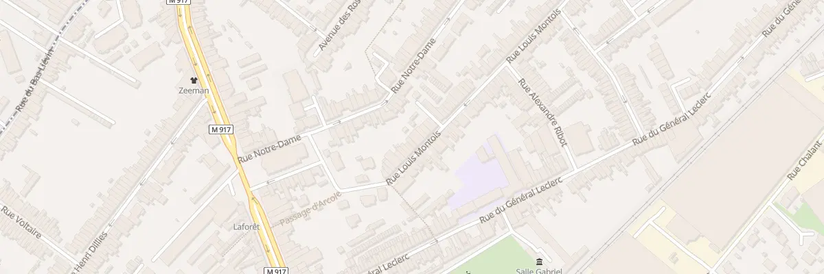 Plan du 35 Rue Louis Montois à Ronchin