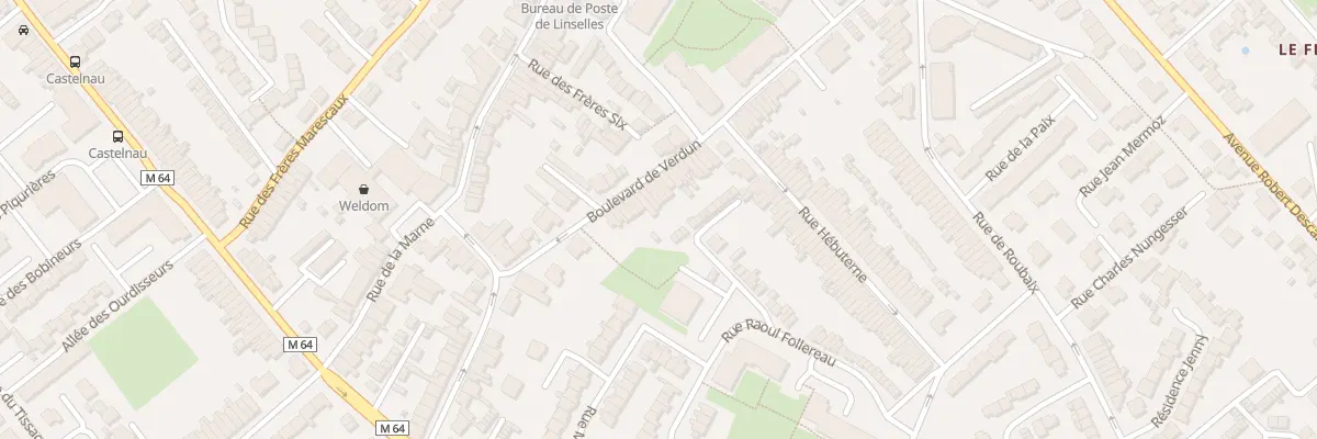 Plan du 49 Bd de Verdun à Linselles
