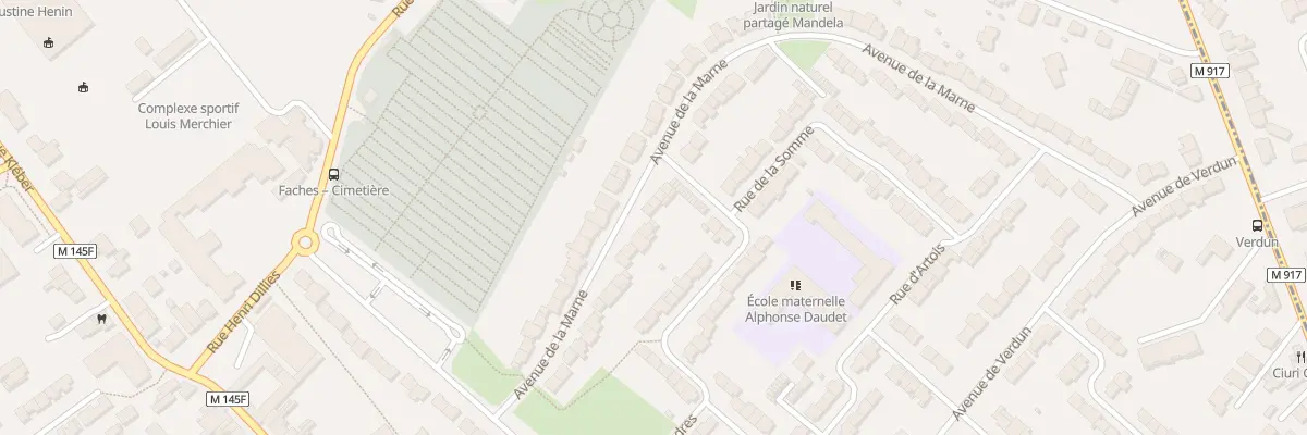 Plan du 30 Rue de la Marne à Faches-Thumesnil