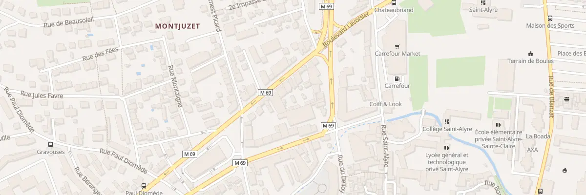 Plan du 65 Bd Lavoisier à Clermont-Ferrand