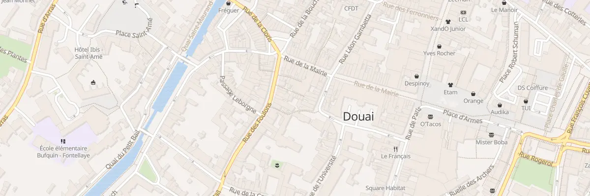 Plan du 30 Rle Verjus à Douai