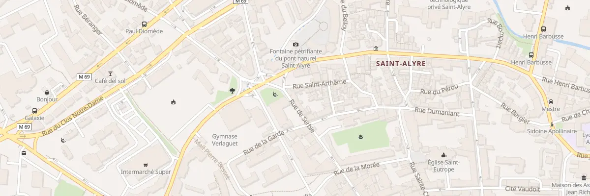 Plan du 39 Rue Saint-Arthème à Clermont-Ferrand