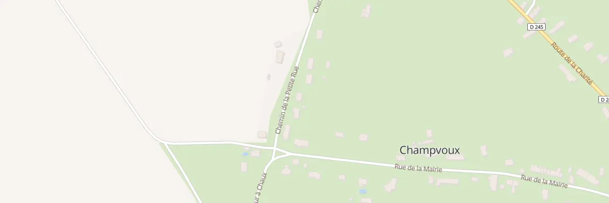 Plan du 6 Che de la Petite Rue à Champvoux