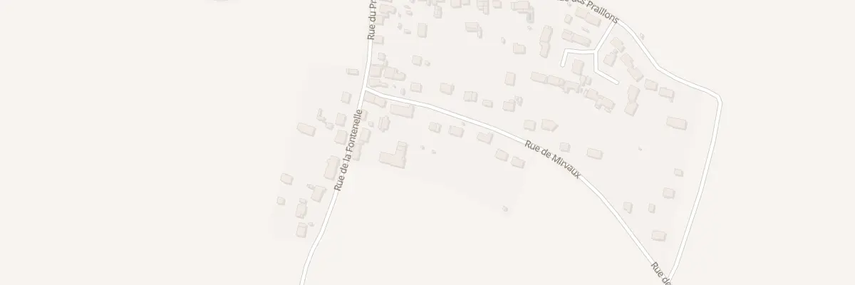 Plan du 4T Rue de Mirvaux à Pécy