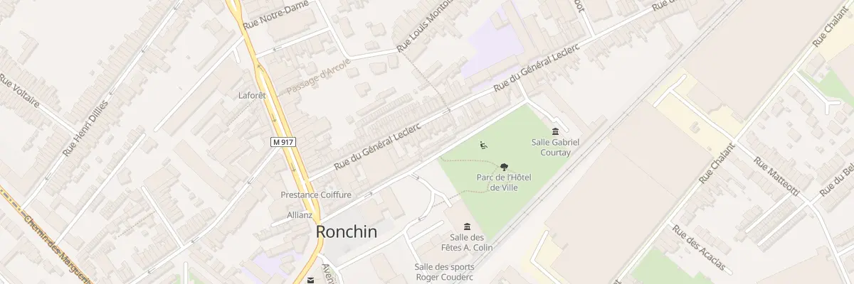 Plan du 24 Rue du Général Leclerc à Ronchin