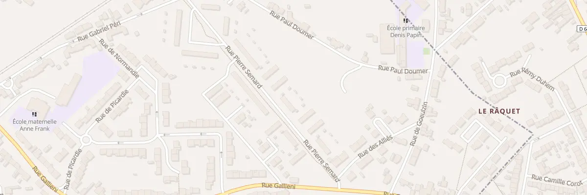 Plan du 51 Rue Pierre Semard à Lambres-lez-Douai