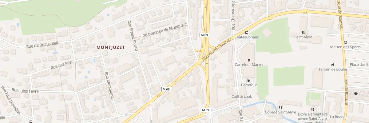 Plan du 64 Bd Lavoisier à Clermont-Ferrand