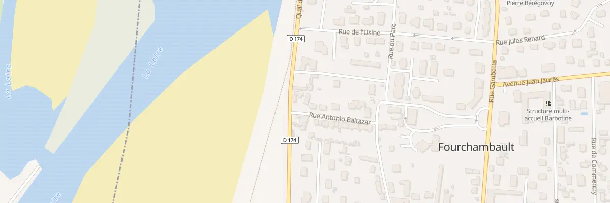 Plan du 48 Quai de Loire à Fourchambault